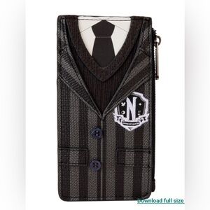 Loungefly Wednesday Exclusive Nevermore Academy Uniform Cosplay Cardhold…